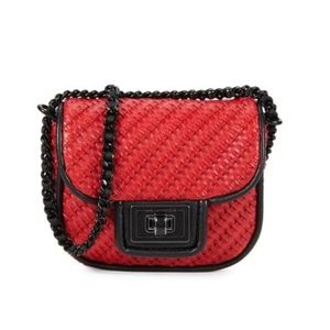 NWT KARL LAGERFELD PARIS Agyness Two-Tone Mini Bag